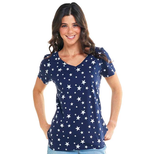 Petite Architect® Short Sleeve Stars Tee