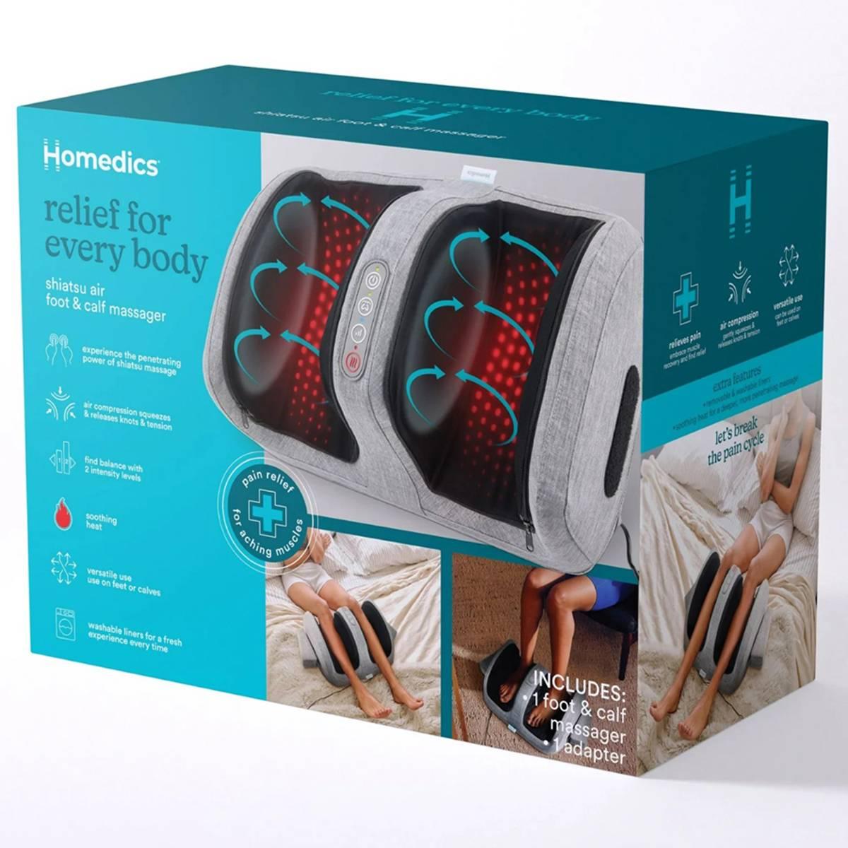 HoMedics Shiatsu-Air Foot & Calf Massager with Heat