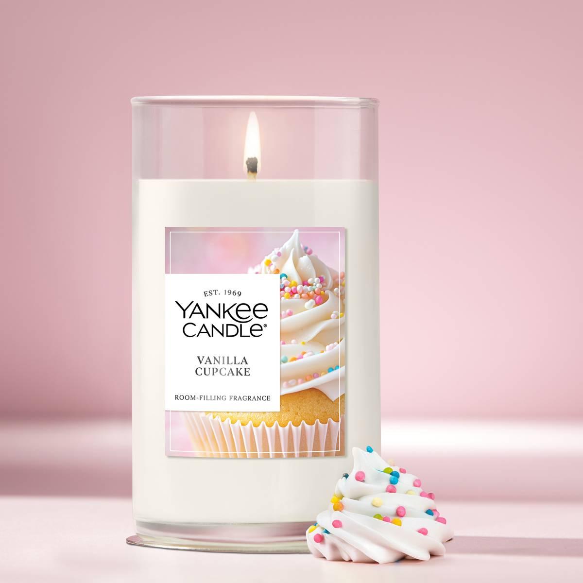 Yankee Candle(R) 14.25oz. Vanilla Cupcake Pillar Candle