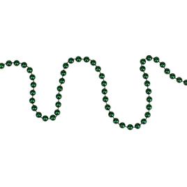 Northlight Seasonal Shiny Metallic Green Beaded Christmas Garland