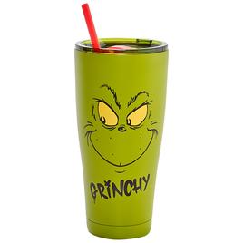 R Squared Grinchy Face Stainless Steel Tumbler
