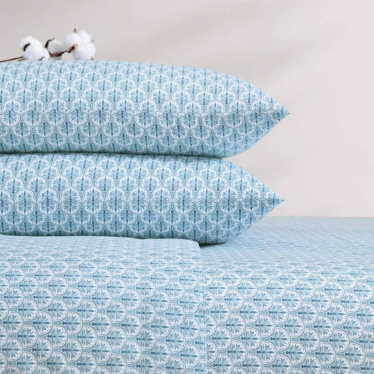 Tommy Bahama Coastal Batik 200TC 4pc. Cotton Percale Sheet Set