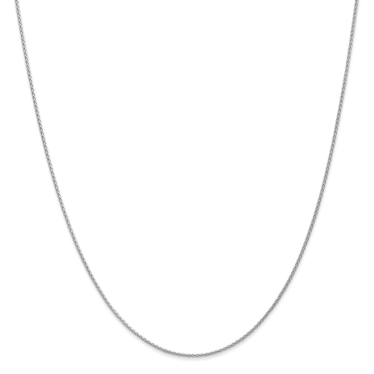 Gold Classics(tm) 1.2mm. 14k White Parisian Wheat Necklace