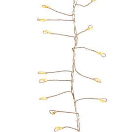 Kurt Adler Fairy Cluster Garland w/ Cool White LED Twinkle Lights