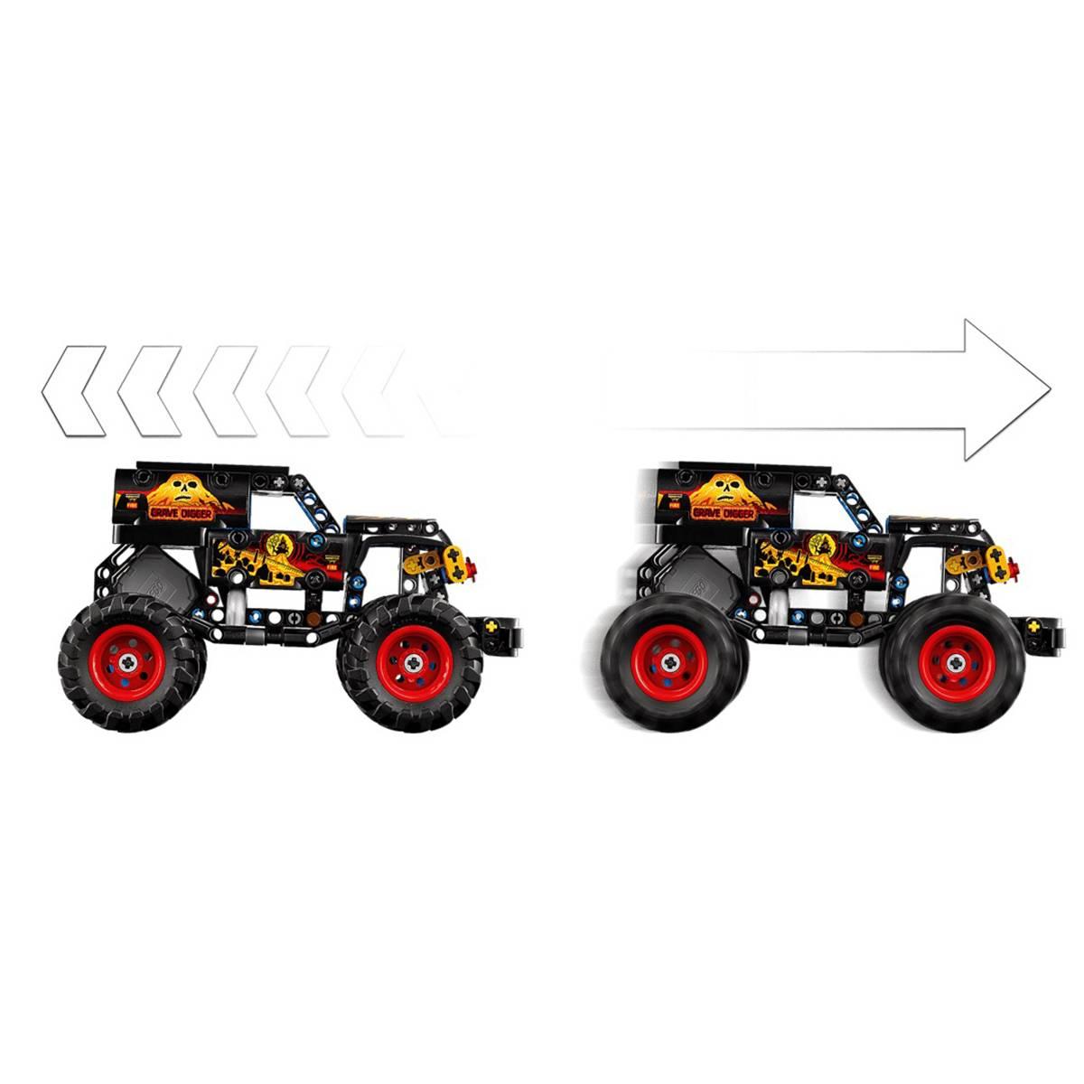 LEGO® Technic™ Monster Jam Grave Digger Fire & Ice Building Kit