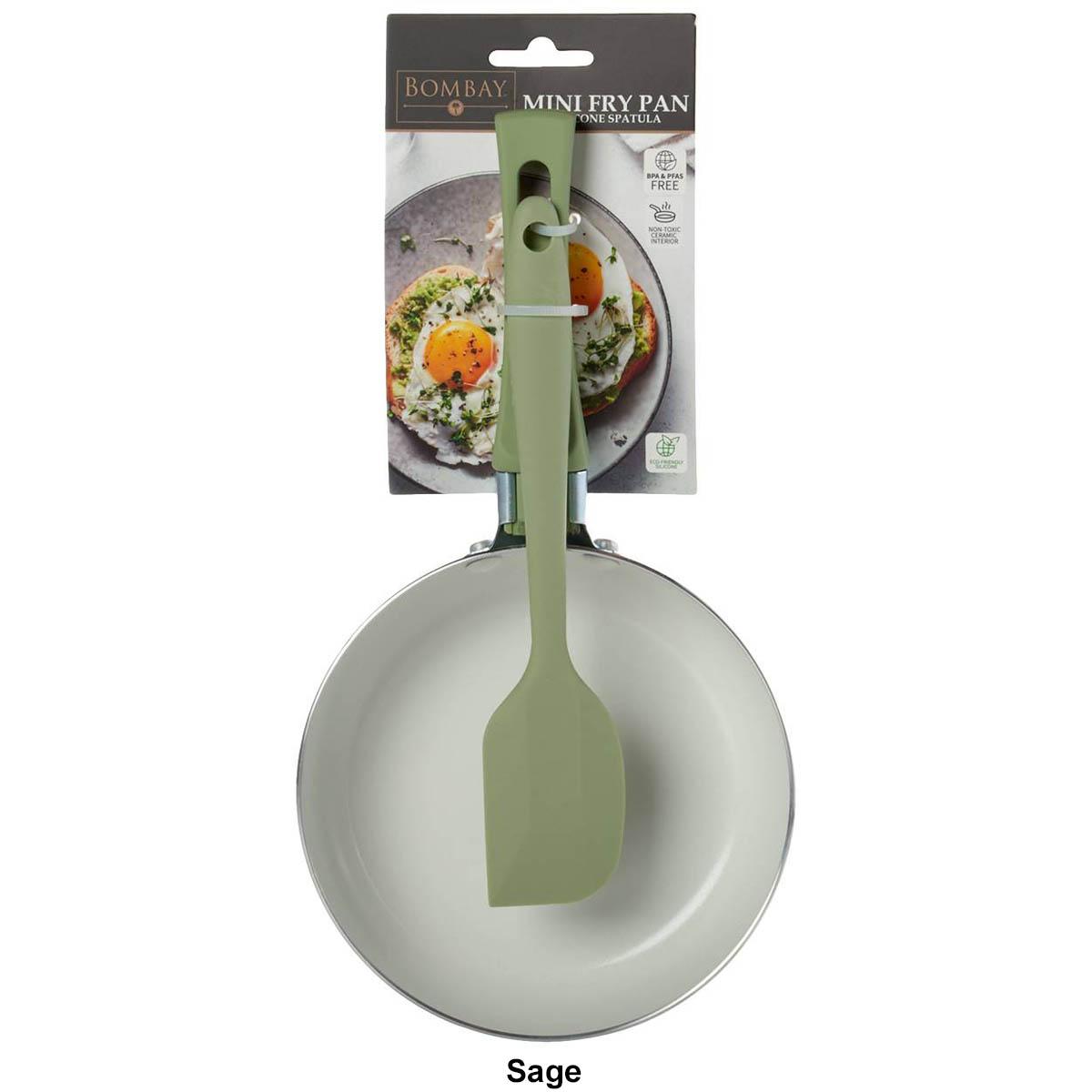 Bombay 5.5in. Ceramic Mini Fry Pan With Spatula