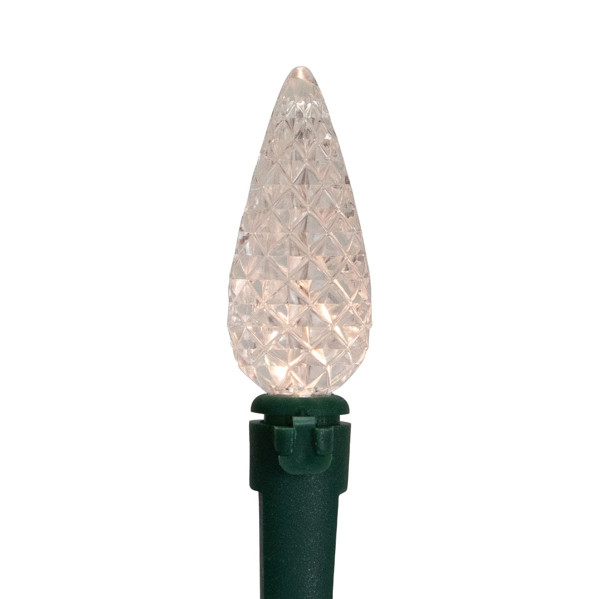 Northlight 15.75ft. LED Warm White C6 Faceted Christmas Lights