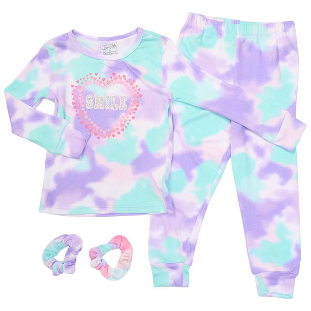 Toddler Girl René Rofé® 2pc. Smile Tie Dye Pajama Set