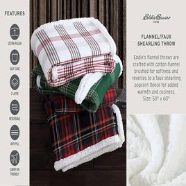 Eddie Bauer Cabin Plaid Cotton Throw