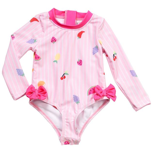 Baby Girl (12-24M) Nicole Miller Fruit One Piece Swimsuit