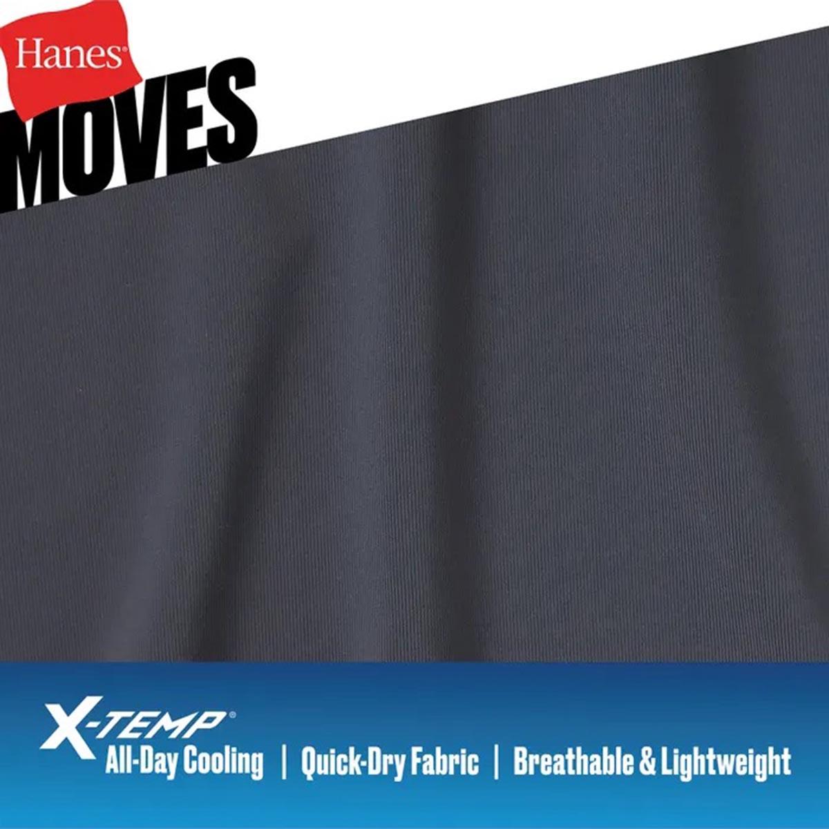 Mens Hanes® Moves 4pk. Performance Boxer Briefs - Teal/Black