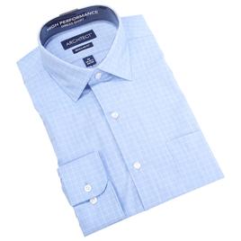 Mens Architect(R) High Performance Regular Fit Plaid Dress Shirt
