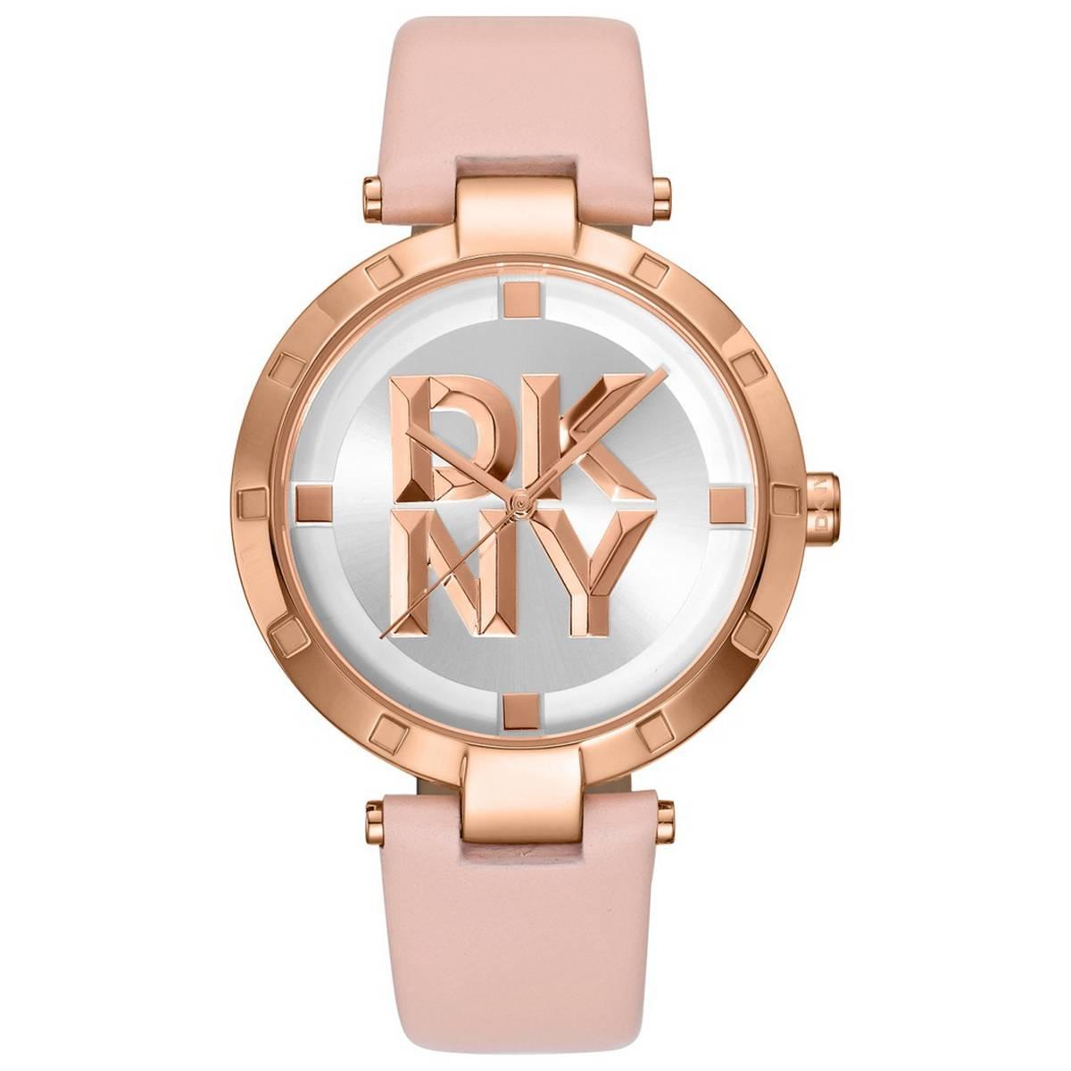 Womens DKNY Essential Logo White Dial Analog Watch - DK1L041L0035