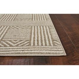 9th & Pike® Geometric Lines UV Treated Rectangular Rug