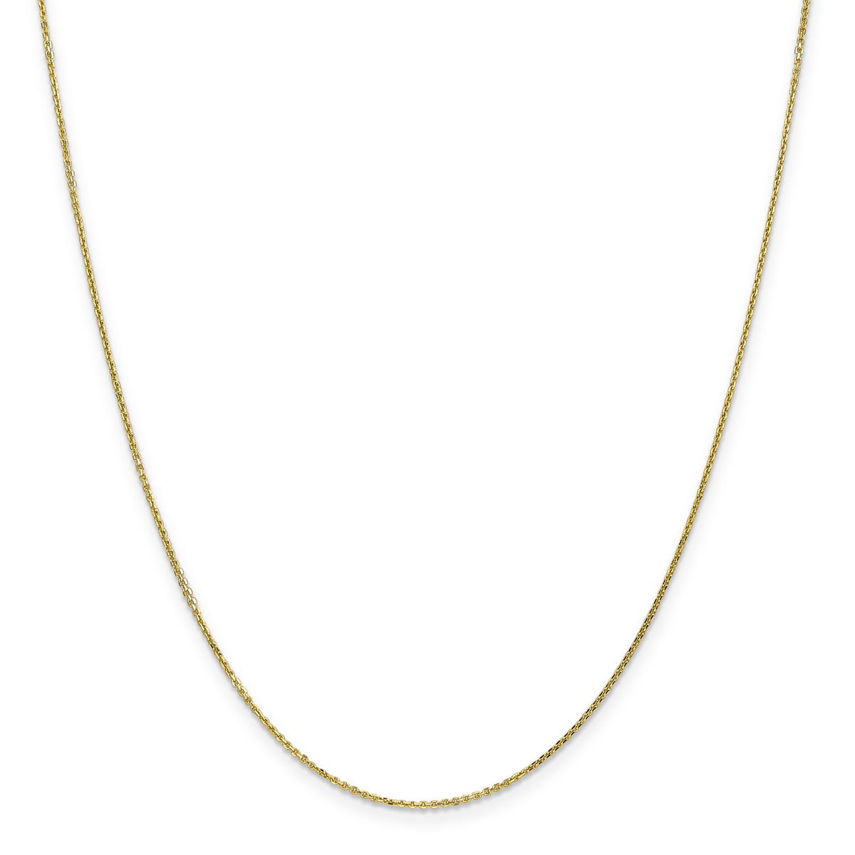 Gold Classics(tm)10kt. 0.95mm 20in Diamond Cut Chain Necklace