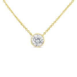 Haus of Brilliance 10kt. Gold 1/3ctw. Diamond Solitaire Pendant