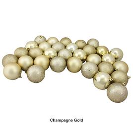 Northlight Seasonal 32pc. Shatterproof 4-Finish Ornaments