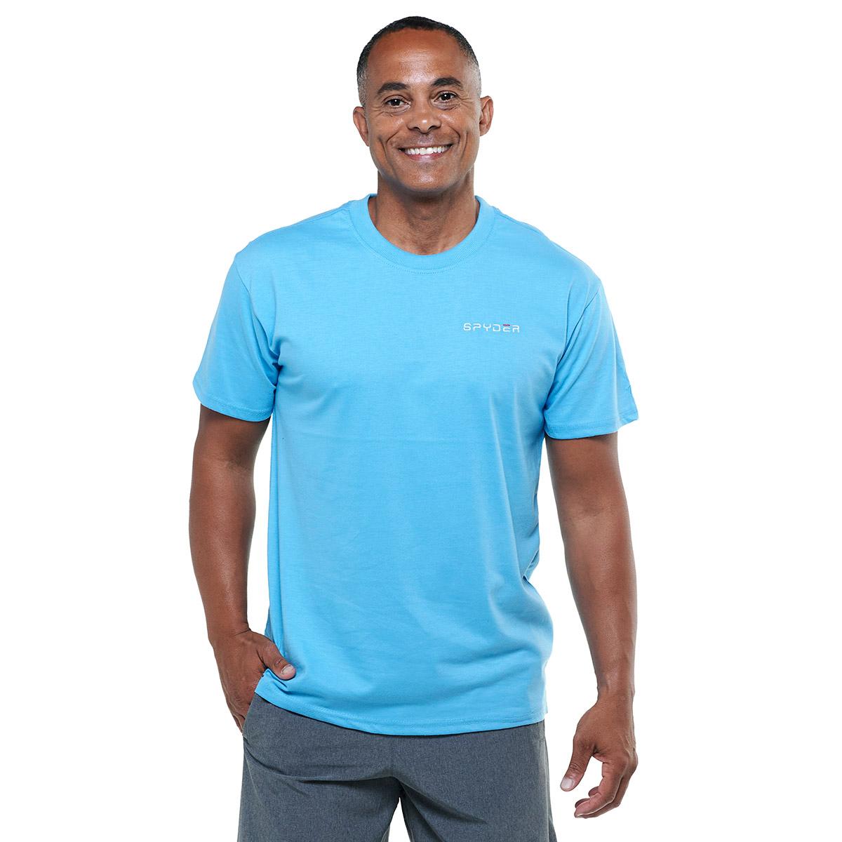 Mens Spyder Solid Short Sleeve Tee