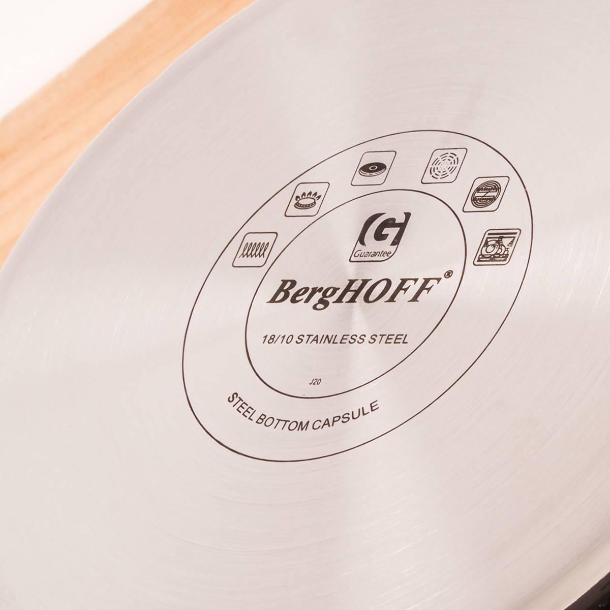 BergHOFF Ouro Stainless Steel 9.5in. Stockpot w/ Lid