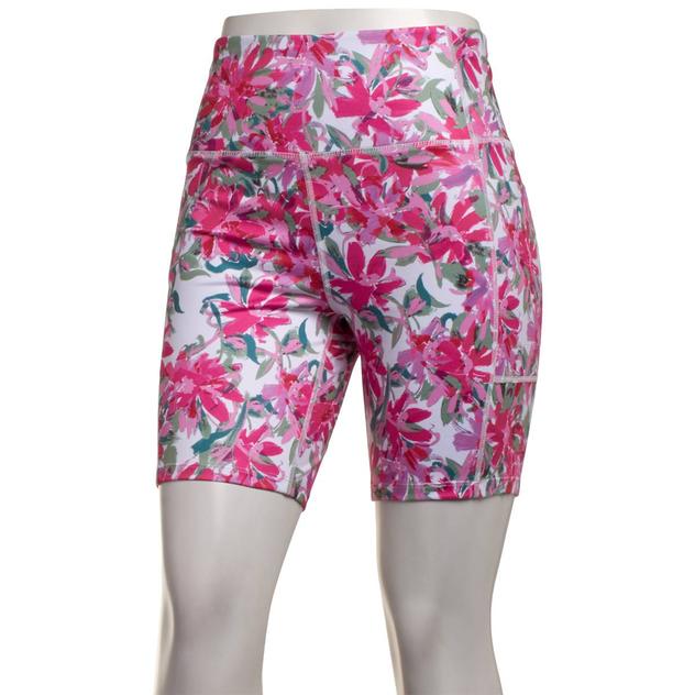 Womens BSP Performance Floral Fuchsia Bike Shorts