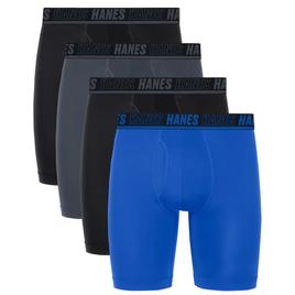 Mens 4pk. Hanes(R) Moves Long Leg Boxer Briefs