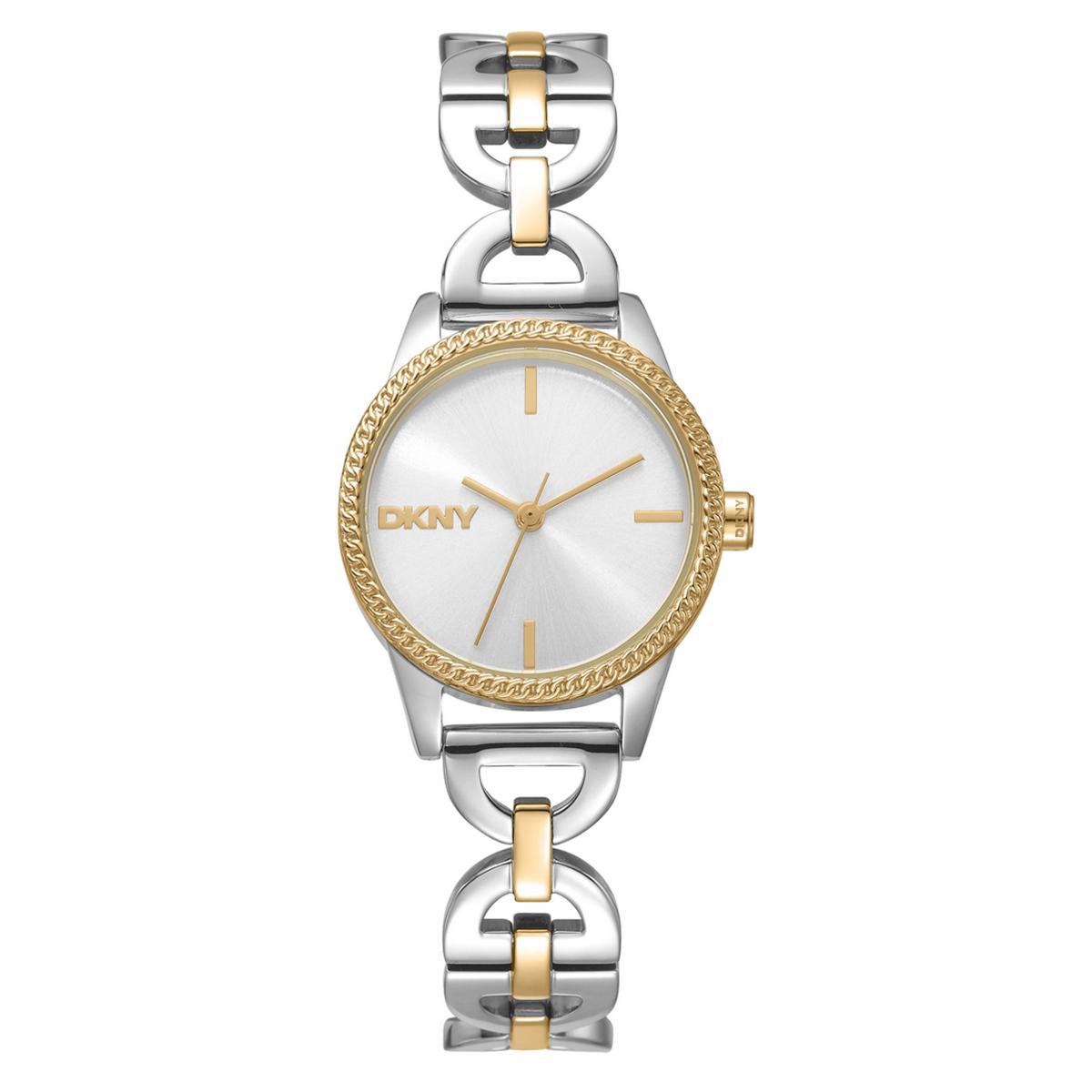 Womens DKNY Open Link Silver Dial Watch - DK1L113M0265
