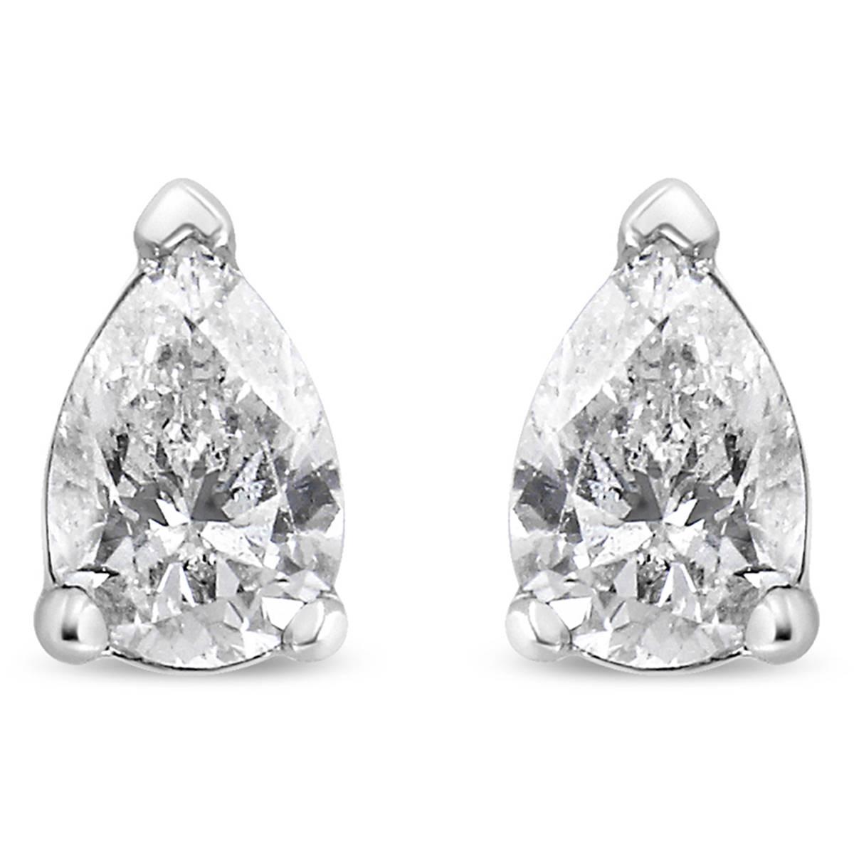 Haus of Brilliance 3/4ctw. Lab Grown Diamond Solitaire Earrings