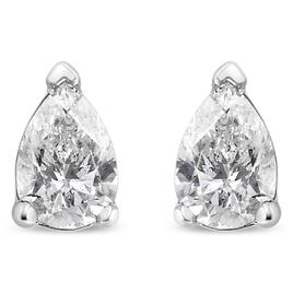 Haus of Brilliance 3/4ctw. Lab Grown Diamond Solitaire Earrings