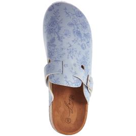 Womens Love 83 Blue Toile Clogs