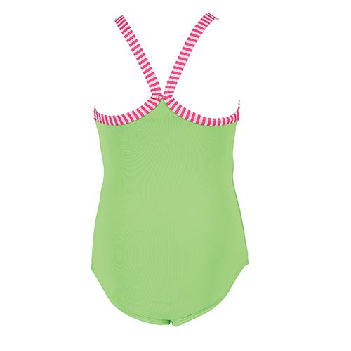 Toddler Girl Little Dolfin® Uglies® One Piece Swimsuit - Lime