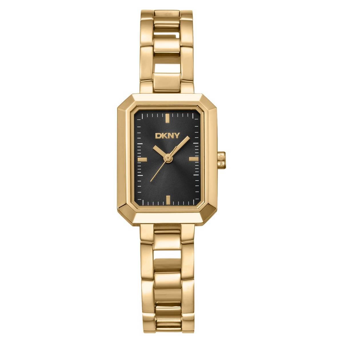 Womens DKNY Uptown Midi Black Dial Bracelet Watch - DK1L009M0015