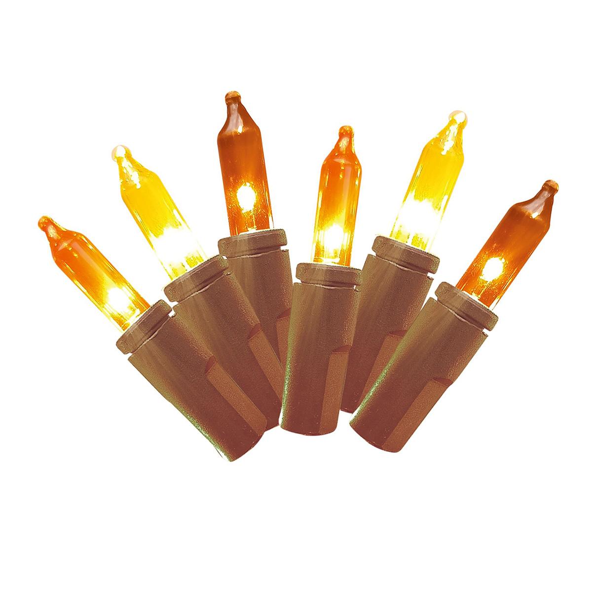 Brown & Yellow String Lights