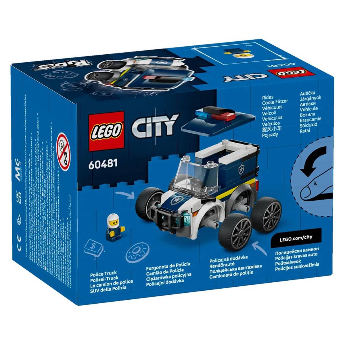 LEGO® City Rides Police Truck Building Kit