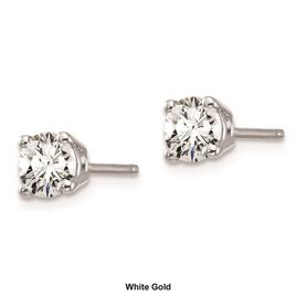 Pure Fire 14kt. Gold 3/4ctw. 4-Prong Diamond Stud Earrings