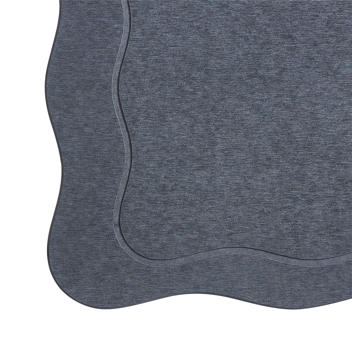VCNY Home Grey Carved Scallop Diatomite Stone Bath Mat