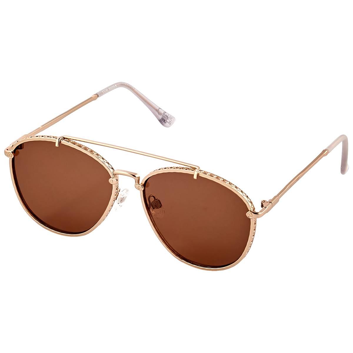 Womens Steve Madden Joysee Aviator Sunglasses