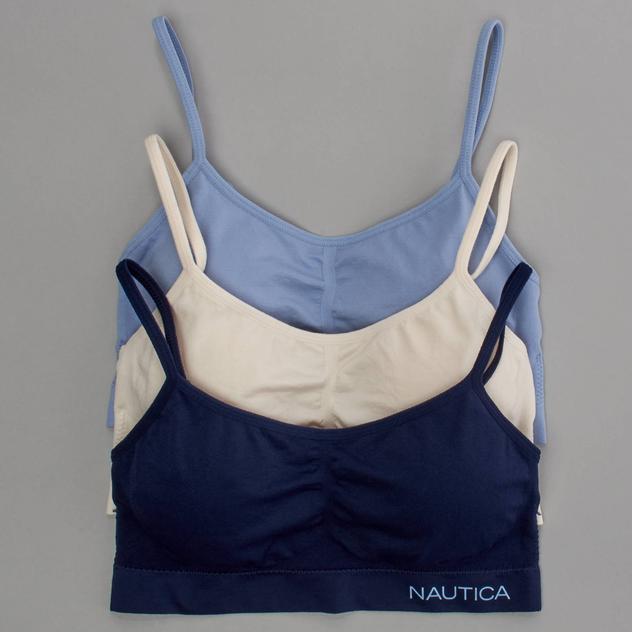 Womens Nautica 3pk. Seamless Bralettes - NT4902-3PKAE