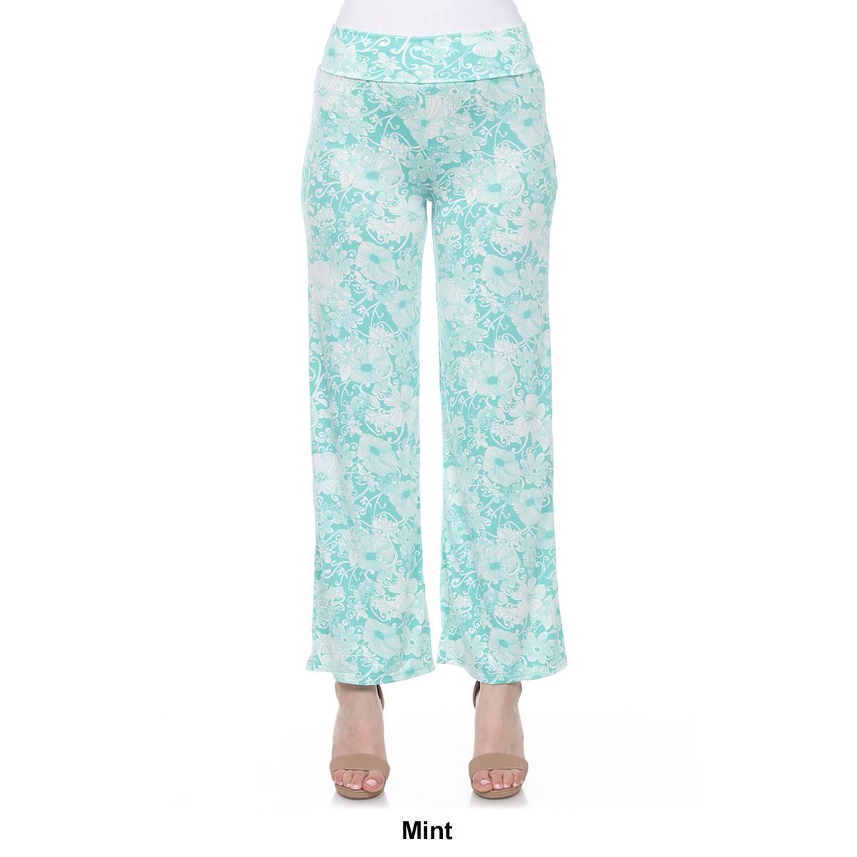 Womens White Mark Floral Paisley Palazzo Pants