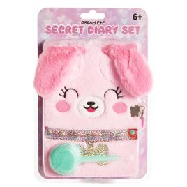 Girls Votum Pink Puppy Diary W/Pen