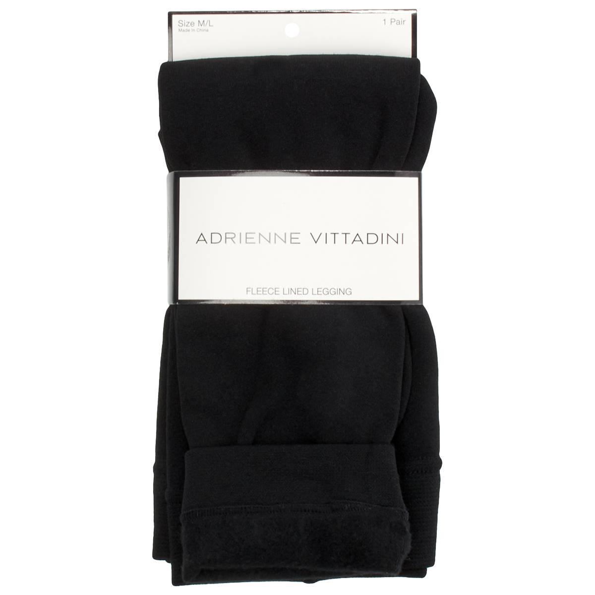 Womens Adrienne Vittadini Footless Fleece Lined Tights