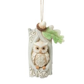 Jim Shore Woodland Glen Owl in Tree Ornament
