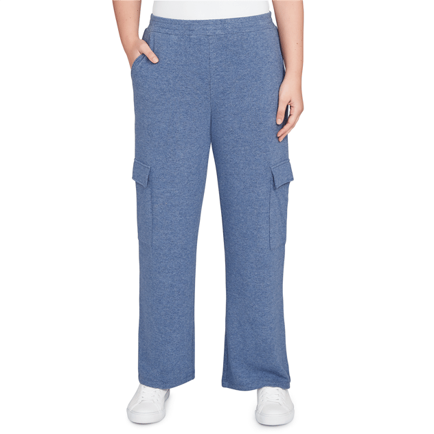 Womens Ruby Rd. Modern Cozy Pull-On Hacci Cargo Sweatpants