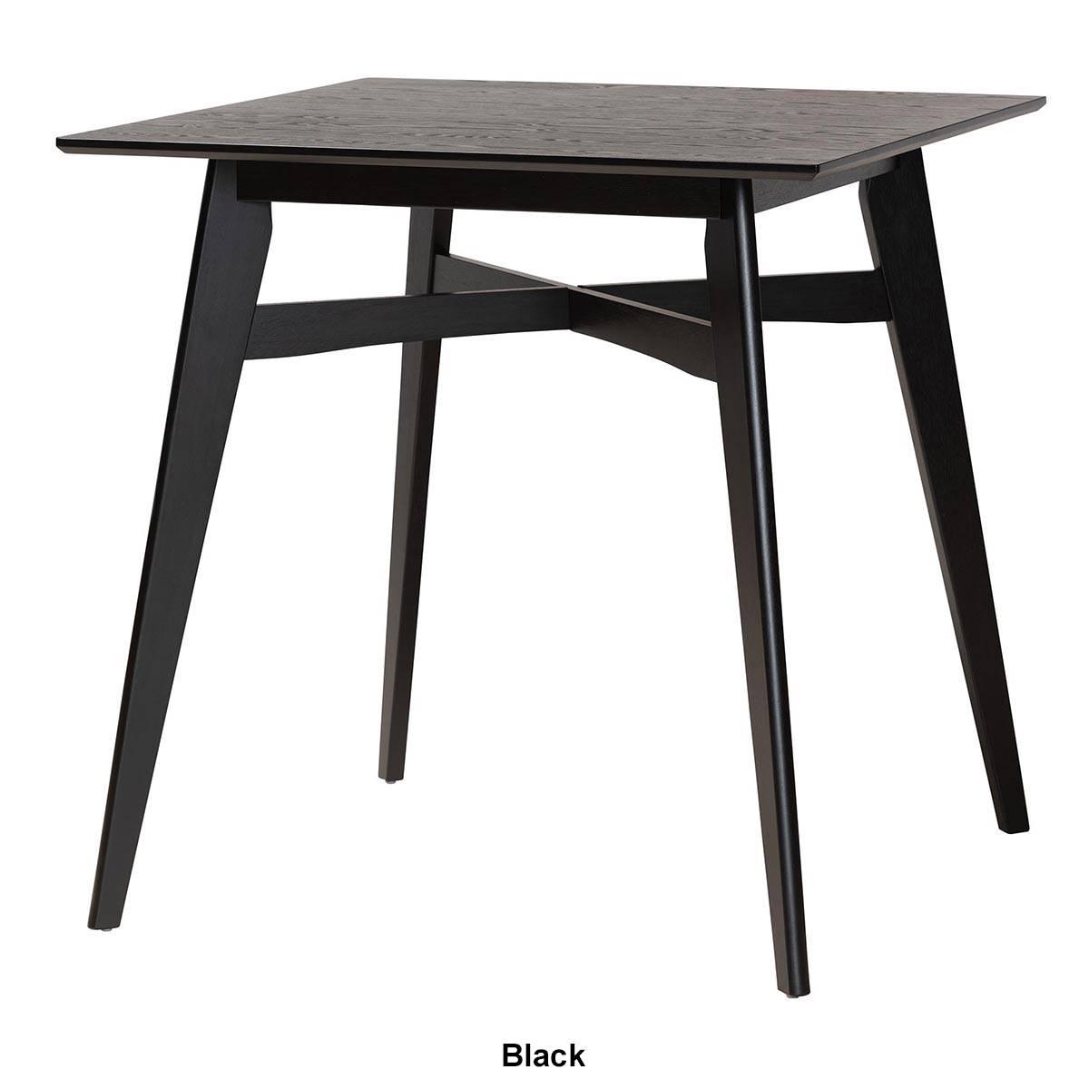 Baxton Studio Leena Mid-Century Modern Wood Pub Table
