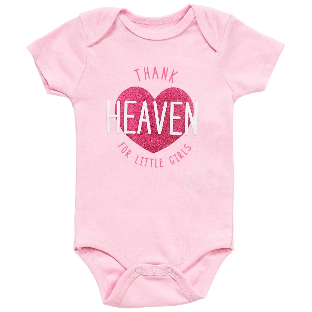 Baby Girl (NB-9M) baby views(R) Thank Heaven Little Girls Bodysuit