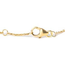 Haus of Brilliance 10kt. Yellow Gold Blue Sapphire Link Bracelet