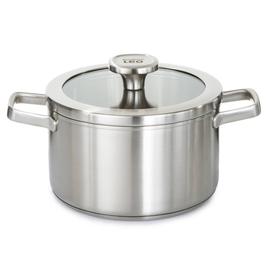 BergHOFF Graphite Stainless Steel 8in. Stockpot w/ Glass Lid