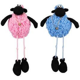 Northlight Seasonal Boy & Girl Plush Lamb Sitting Easter Figurine