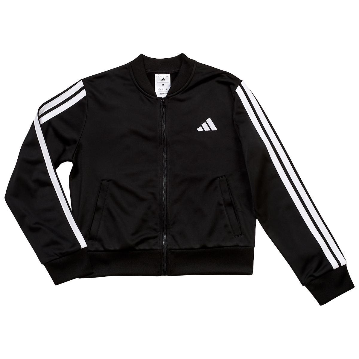 Girls (7-16) adidas(R) Essential Tricot Bomber Jacket