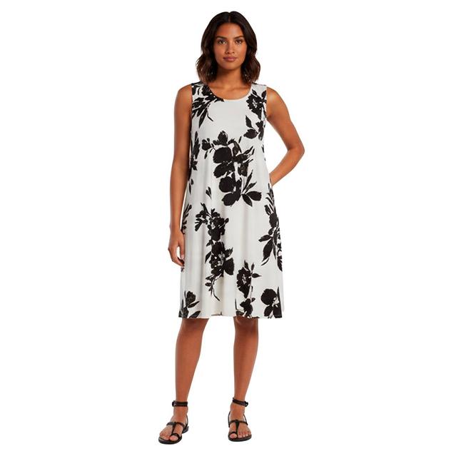 Womens Harlow & Rose Sleeveless Floral Shift Dress