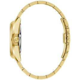 Mens Bulova Surveyor Gold-Tone Bracelet Watch - 97A182